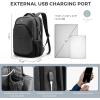 imageSwissdigital Design Business Laptop Backpack College Laptops Backpack with USB Charging Port for Men and Women Fits 16 Inch Notebook Mauve Grey  SD167005Grey