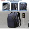 imageSwissdigital Design Business Laptop Backpack College Laptops Backpack with USB Charging Port for Men and Women Fits 16 Inch Notebook Mauve Grey  SD167005Blue