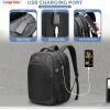 imageSwissdigital Design Business Laptop Backpack College Laptops Backpack with USB Charging Port for Men and Women Fits 16 Inch Notebook Mauve Grey  SD167005Black