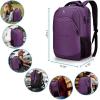 imageSwissdigital Design Business Laptop Backpack College Laptops Backpack with USB Charging Port for Men and Women Fits 16 Inch Notebook Mauve Grey  SD167005Purple