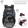 imageSwissdigital Design Laptop Backpack Travel Backpack with USB Charging Port Fits 156 inches Computer 31L College School Bookbag for Men Black  SD80301Haze BlueBlack