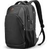 imageSwissdigital Design Travel Laptop Backpack Laptops Backpack with USB Charging Port for Men Women Fits 16 Inch Notebook Black  SD167001Black