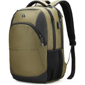 imageSwissdigital Design Business Laptop Backpack College Laptops Backpack with USB Charging Port for Men and Women Fits 16 Inch Notebook Mauve Grey  SD167005Olivev