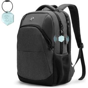 imageSwissdigital Design Business Laptop Backpack College Laptops Backpack with USB Charging Port for Men and Women Fits 16 Inch Notebook Mauve Grey  SD167005Greyfinder