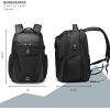 imageSwissdigital Design Men Laptop Backpack with Apple Find My Business Travel Backpack with USB Charging Port and RFID Protection Fits Laptops up to 156 Inch  SD1695BT01301Black