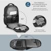 imageSwissdigital Design Mens 17 Inch Laptop Backpack with Apple Find My Network and USB Charging Port Large Capacity Business Travel Backpack for College and Business Black  SD1643FB0117Inch