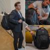 imageSwissdigital Design Mens 17 Inch Laptop Backpack with Apple Find My Network and USB Charging Port Large Capacity Business Travel Backpack for College and Business Black  SD1643FB0117Inch