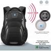 imageSwissdigital Design Mens 17 Inch Laptop Backpack with Apple Find My Network and USB Charging Port Large Capacity Business Travel Backpack for College and Business Black  SD1643FB0117Inch