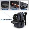 imageSwissdigital Design Mens Laptop Backpack for College and Business Travel with Integrated USB Charging Port and RFID Protection Fits Laptops up to 156 Inch Black  SD169501Blue