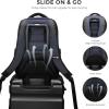 imageSwissdigital Design Mens Laptop Backpack for College and Business Travel with Integrated USB Charging Port and RFID Protection Fits Laptops up to 156 Inch Black  SD169501Blue