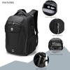 imageSwissdigital Design Mens Laptop Backpack for College and Business Travel with Integrated USB Charging Port and RFID Protection Fits Laptops up to 156 Inch Black  SD169501Blackfinder