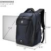 imageSwissdigital Design Mens Laptop Backpack for College and Business Travel with Integrated USB Charging Port and RFID Protection Fits Laptops up to 156 Inch Black  SD169501Blue