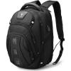 imageSwissdigital Design Tech Backpack for Men Compact Organized TSA Friendly with Apple Find My Network USB Charging RFID Protection for College and Business Fits 17 Laptops Black  SD1644FB0117Inch