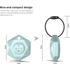 image:imageSwissdigital Design 2 Pack Key Finder Locator Works Apple Find My Bluetooth Tracker Works with Apple Find My for Backpacks Keys and Personal Items Green SDBT013P2
