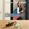 image:imageSwissdigital Design 2 Pack Key Finder Locator Works Apple Find My Bluetooth Tracker Works with Apple Find My for Backpacks Keys and Personal Items Green SDBT013P2