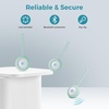 image:imageSwissdigital Design Find My Bluetooth Locator  Works with Find My  Sound and Light Notification for Luggage Keys and Personal Items  Glacier GreenSD9507F