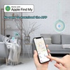 image:imageSwissdigital Design Find My Bluetooth Locator  Works with Find My  Sound and Light Notification for Luggage Keys and Personal Items  Glacier GreenSD9507F