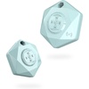 image:imageSwissdigital Design 2 Pack Key Finder Locator Works Apple Find My Bluetooth Tracker Works with Apple Find My for Backpacks Keys and Personal Items Green SDBT013P2